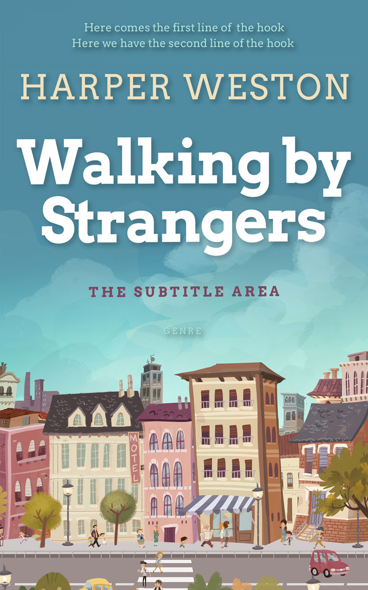 2D view of Premade Literary Fiction Book Cover - Gothic