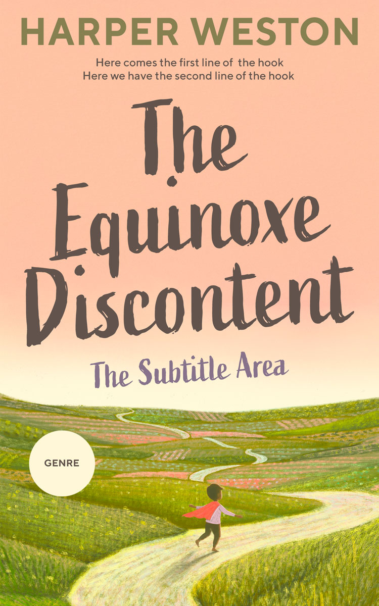 2D view of Premade Children's Book Cover - Manhattan