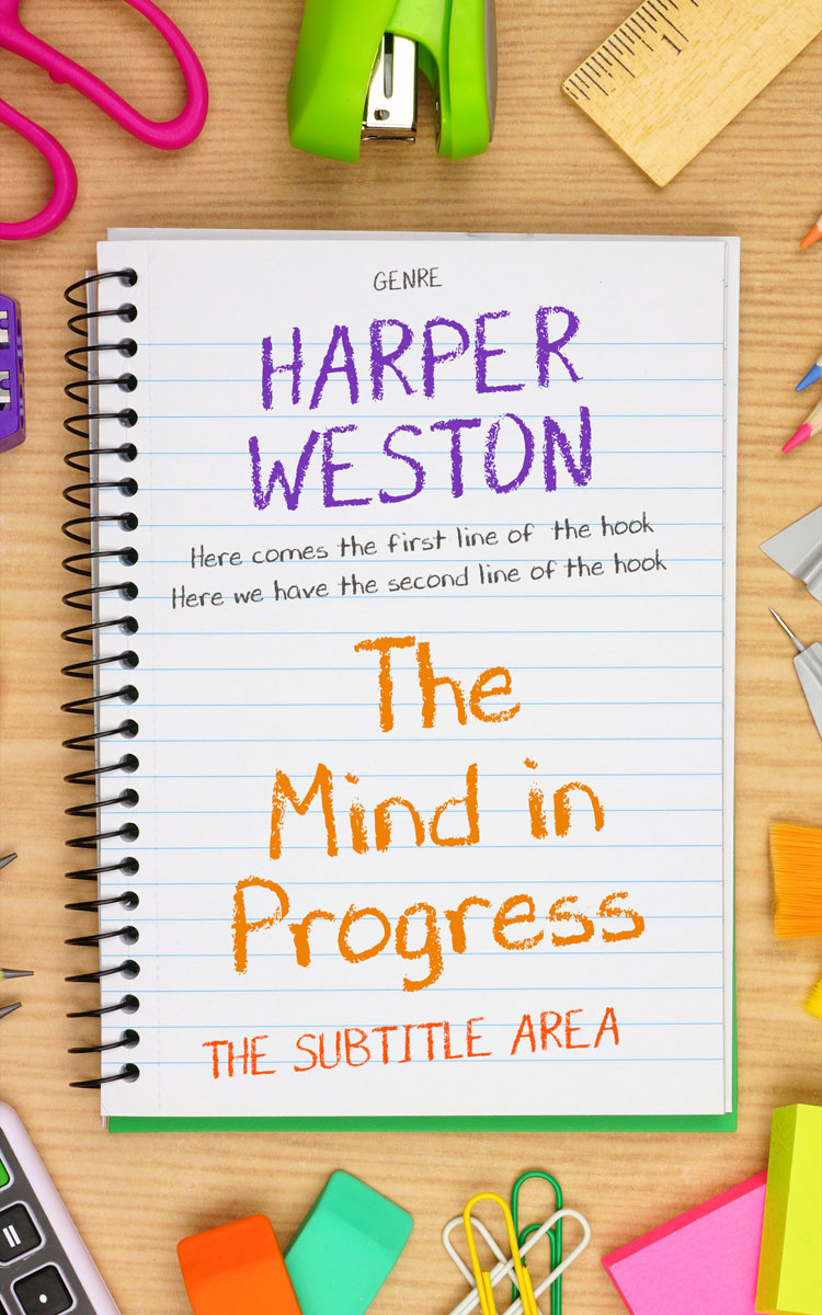 2D view of White Rock #22808 - Premade Education Book Cover