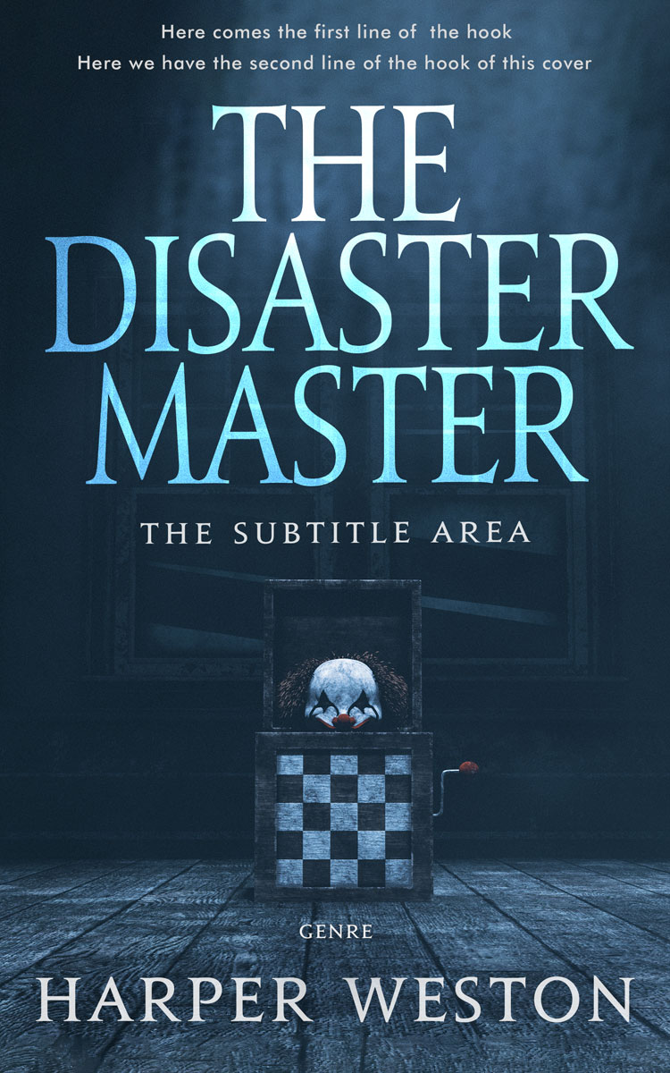 2D view of Blue Dianne #22834 - Premade Mystery & Thriller & Suspense Book Cover