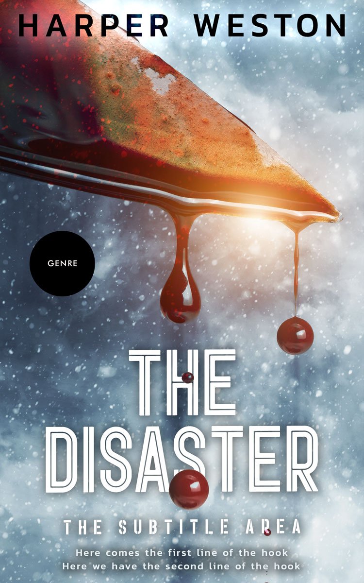 2D view of Gray Chateau #22851 - Premade Mystery & Thriller & Suspense Book Cover