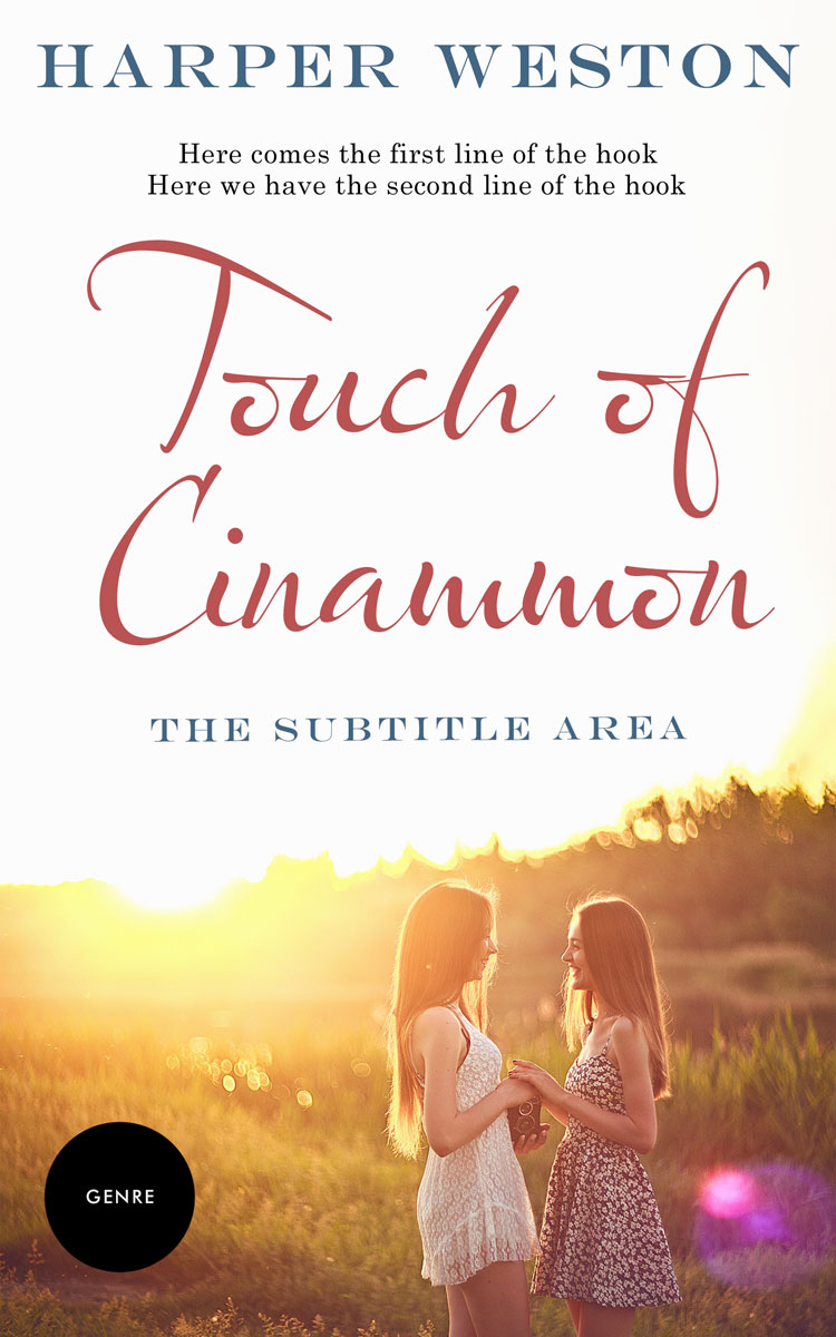 2D view of Premade Literary Fiction Book Cover - Santa Fe