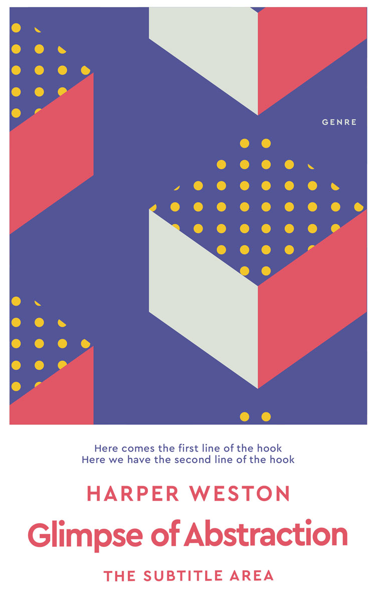 2D view of Premade Business Book Cover - Petite Orchid