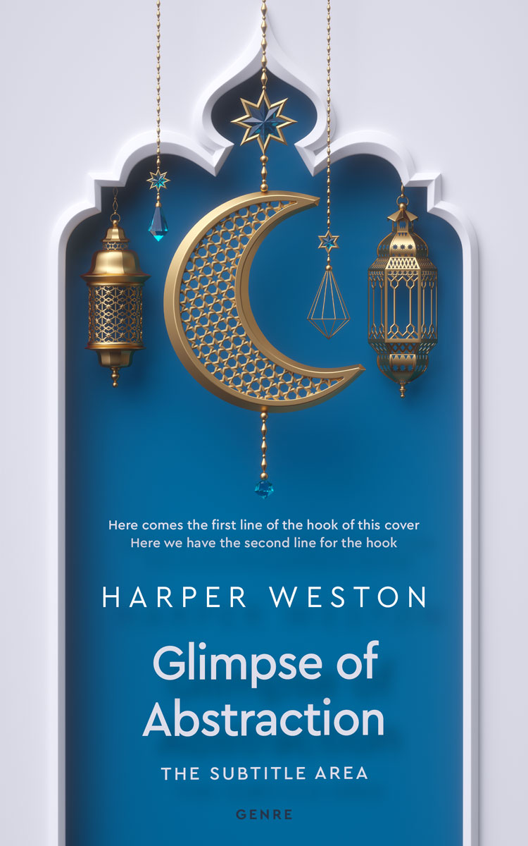 2D view of Blumine #22921 - Premade Religion & Spirituality Book Cover