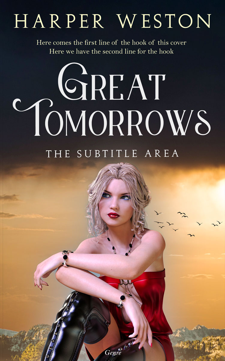 2D view of Brandy #22969 - Premade Erotica Book Cover