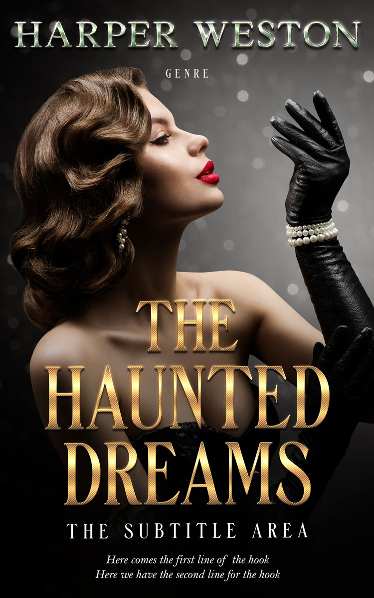 2D view of Premade Romance Book Cover - Indian Khaki