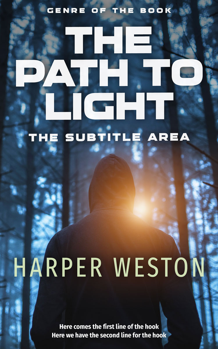 2D view of Ebony Clay #23003 - Premade Mystery & Thriller & Suspense Book Cover