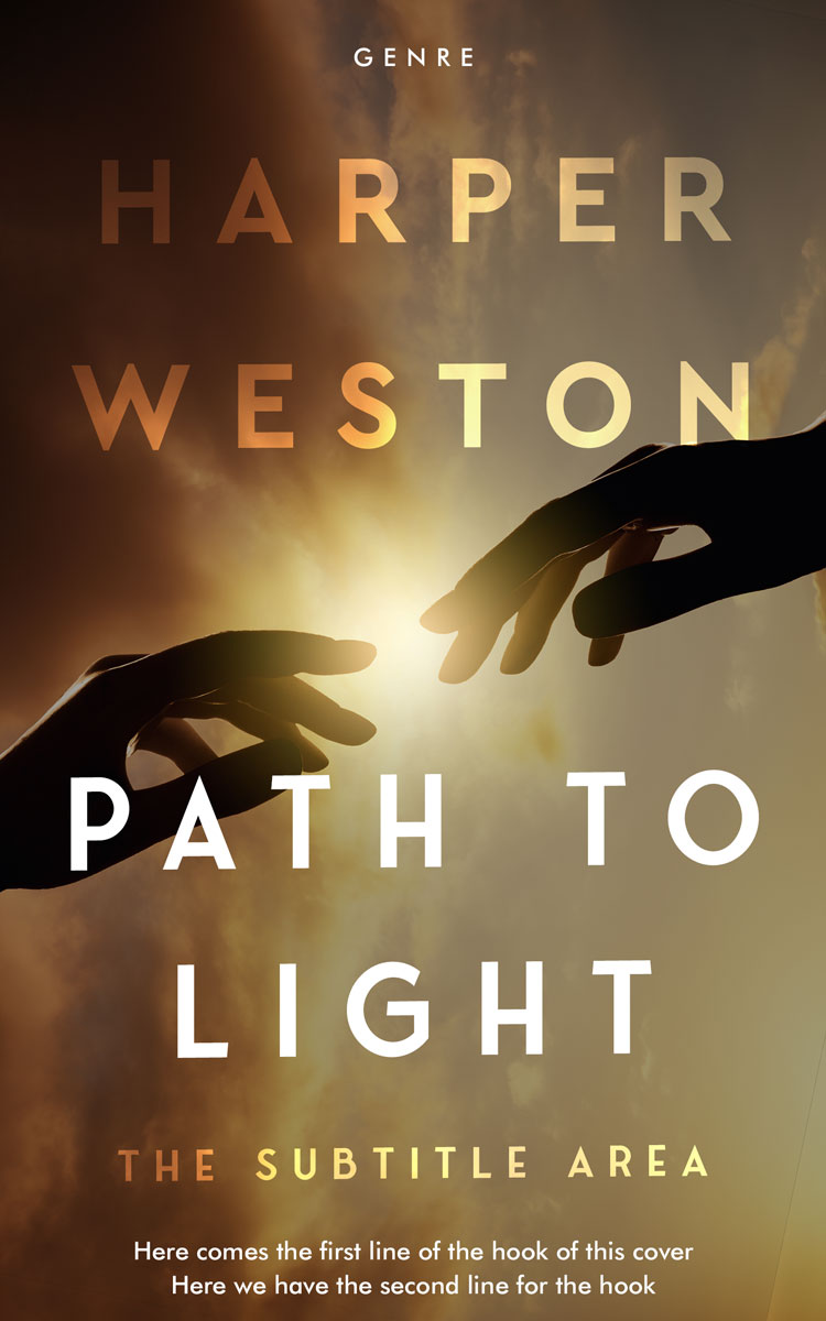 2D view of Yellow Metal #23045 - Premade Religion & Spirituality Book Cover