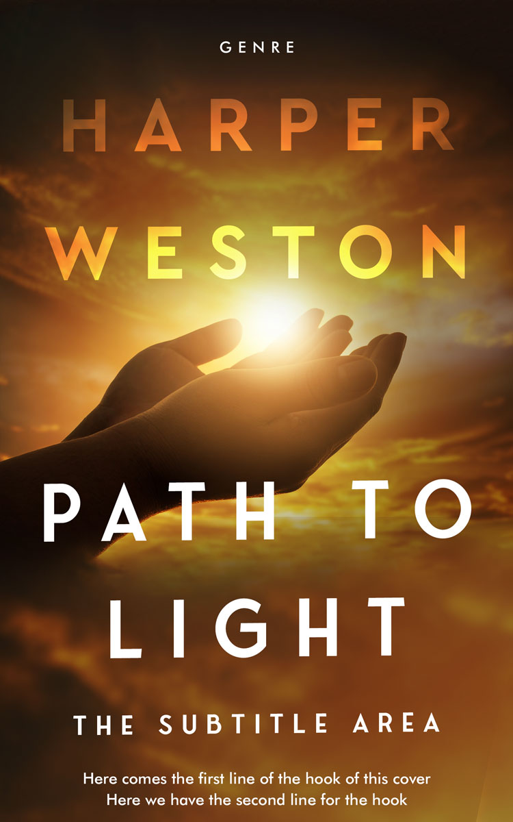 2D view of Premade Religion & Spirituality Book Cover - Russet