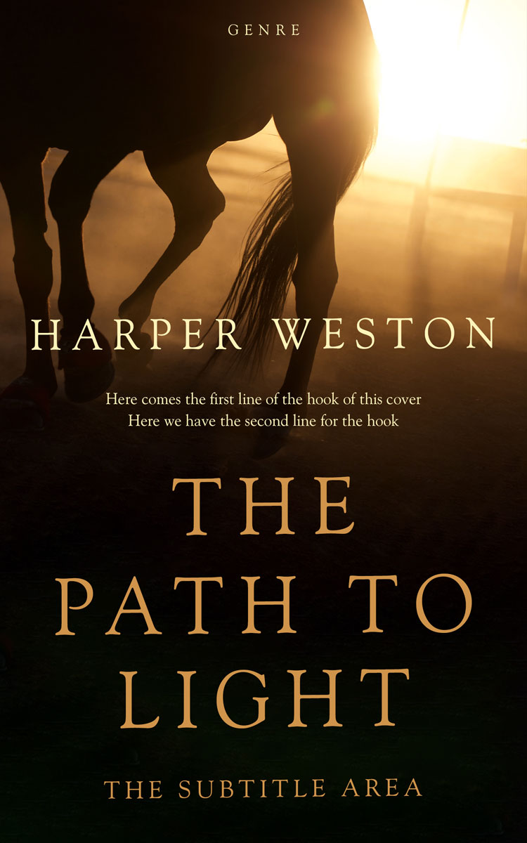 2D view of Crowshead #23050 - Premade Western Book Cover