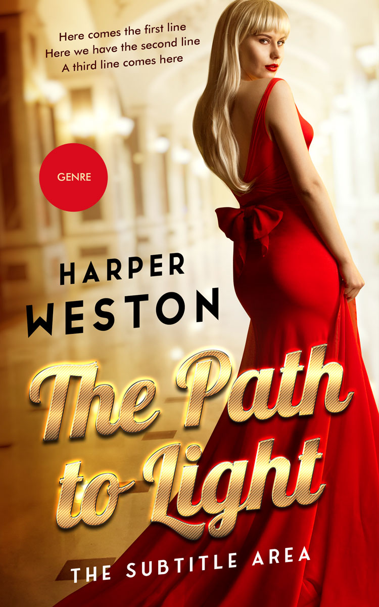 2D view of Chamois #23064 - Premade Romance Book Cover