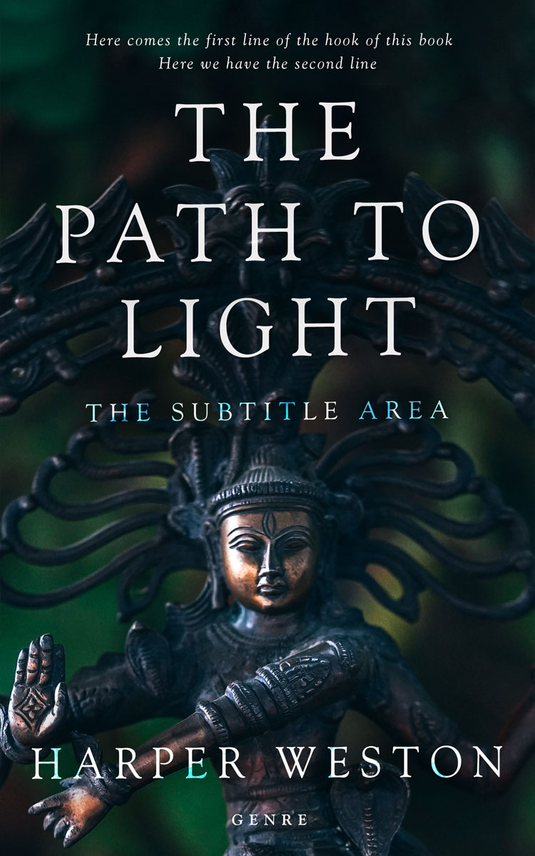 2D view of Aztec #23083 - Premade Religion & Spirituality Book Cover