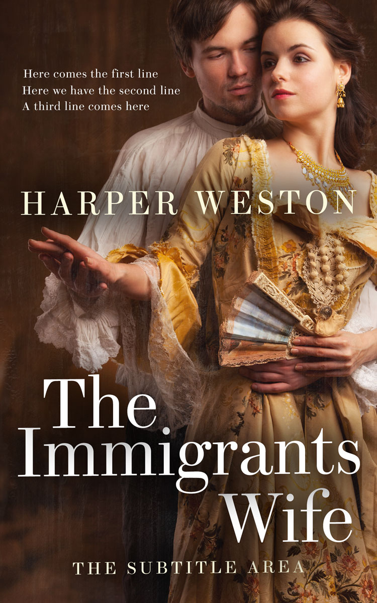 2D view of Cork #23092 - Premade Romance Book Cover