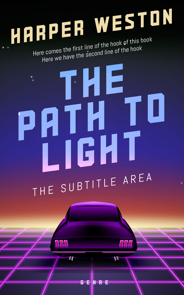 2D view of Revolver #23122 - Premade Science Fiction Book Cover