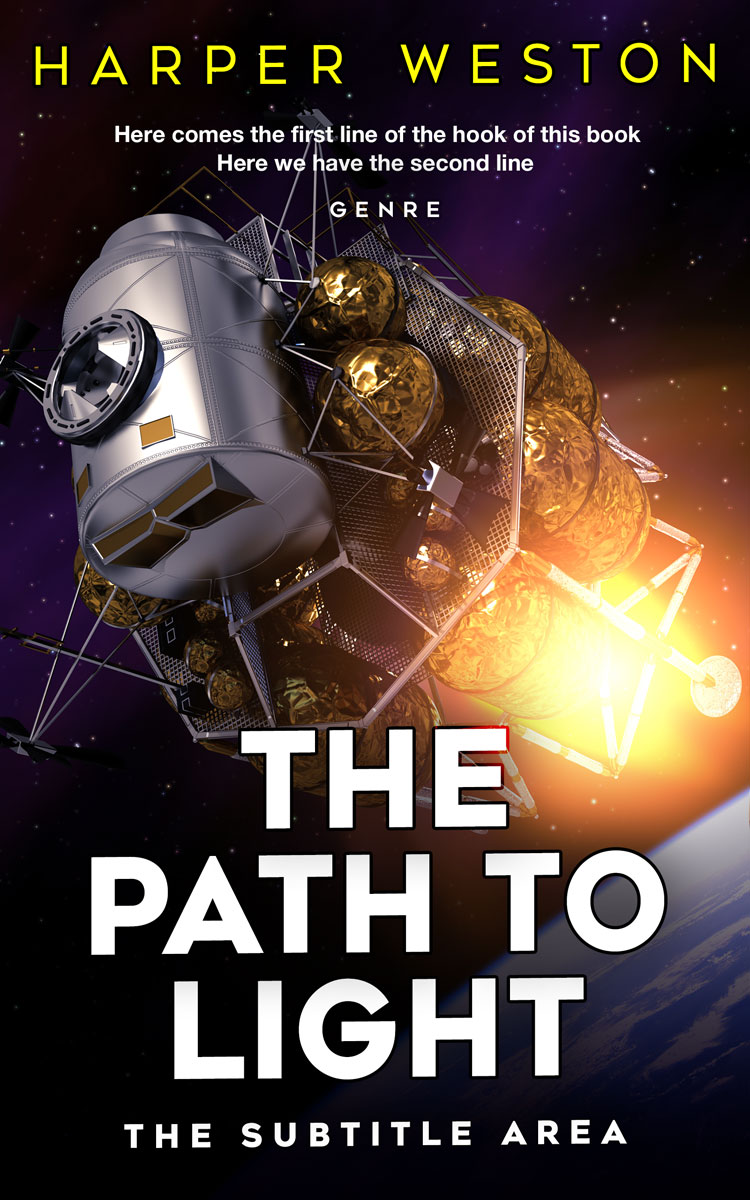 2D view of Tumbleweed #23128 - Premade Science Fiction Book Cover