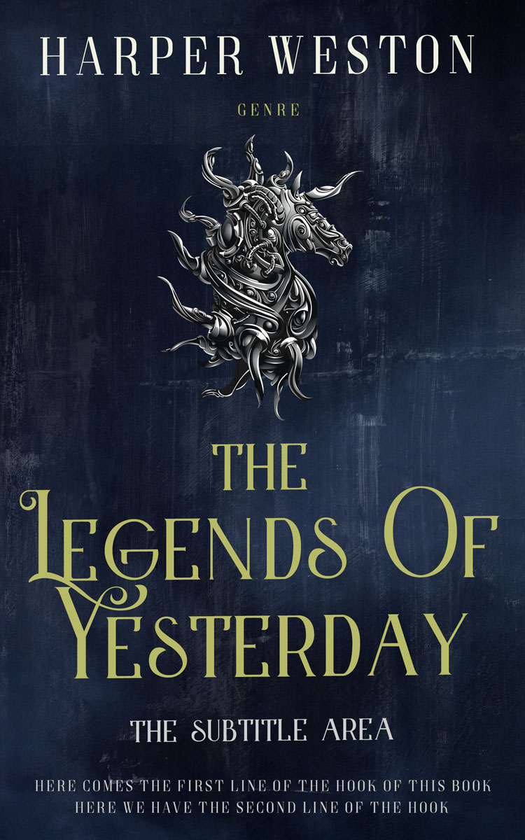 2D view of Premade Science Fiction Book Cover - Mirage