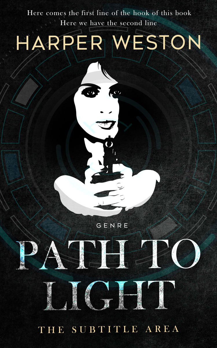 2D view of Premade Mystery & Thriller & Suspense Book Cover - Woodsmoke