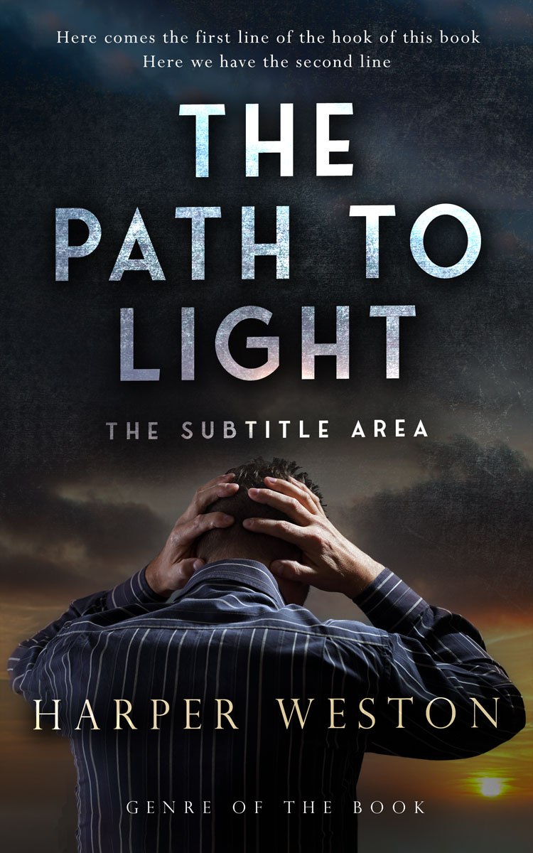 2D view of Premade Mystery & Thriller & Suspense Book Cover - Shark