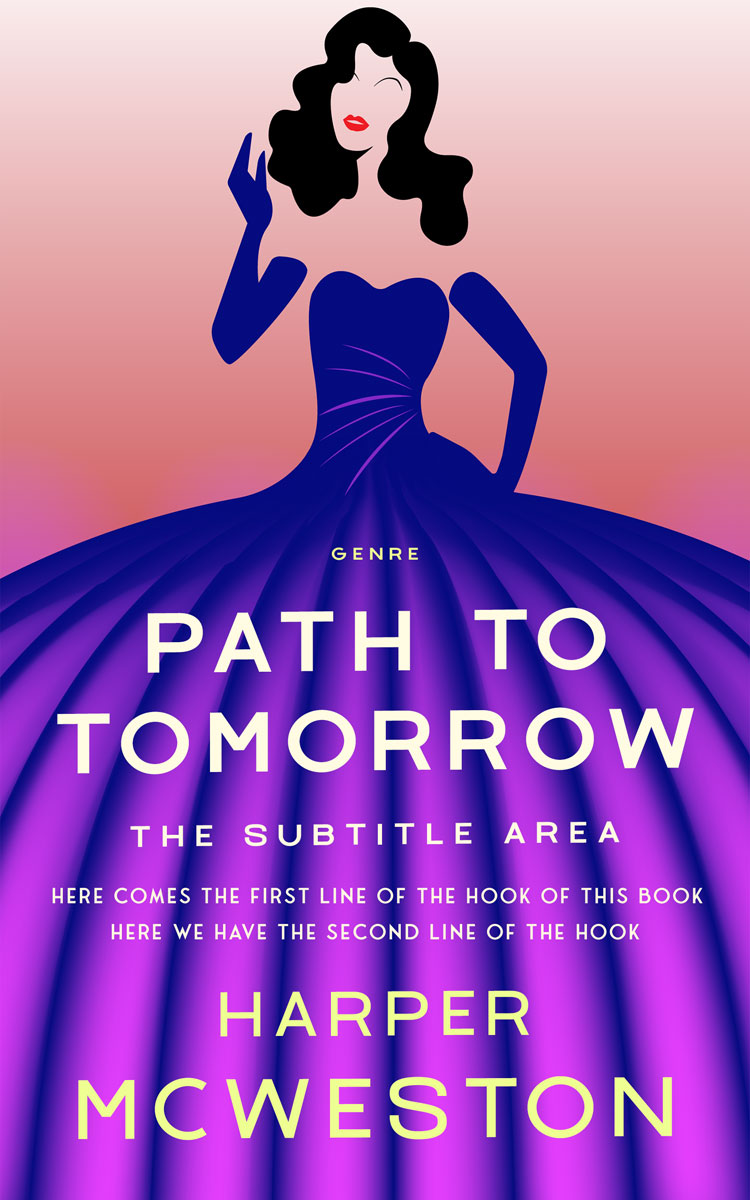 2D view of Premade Royal Romance Book Cover - Deep Koamaru