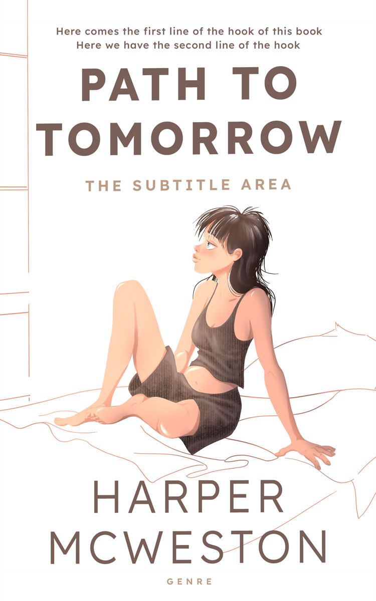 2D view of Quicksand #23184 - Premade Teen & Young Adult Book Cover