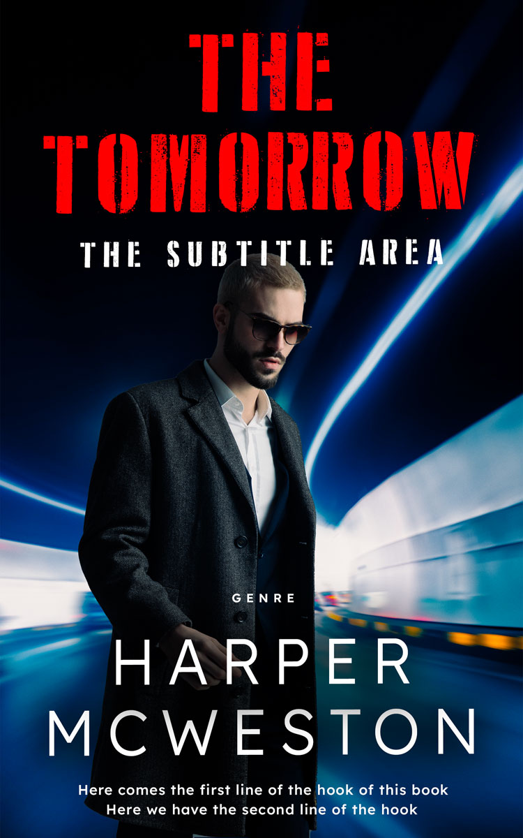 2D view of New York Pink #23203 - Premade Mystery & Thriller & Suspense Book Cover