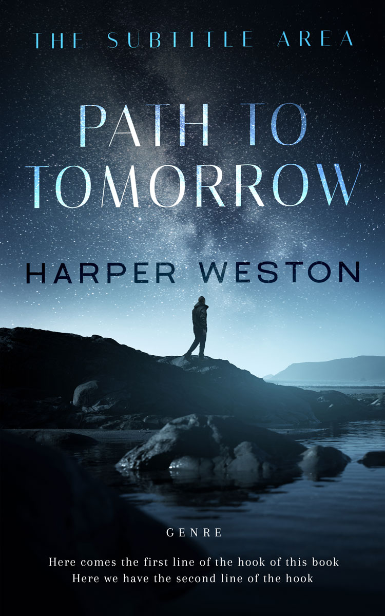 2D view of Mirage #23208 - Premade Science Fiction Book Cover