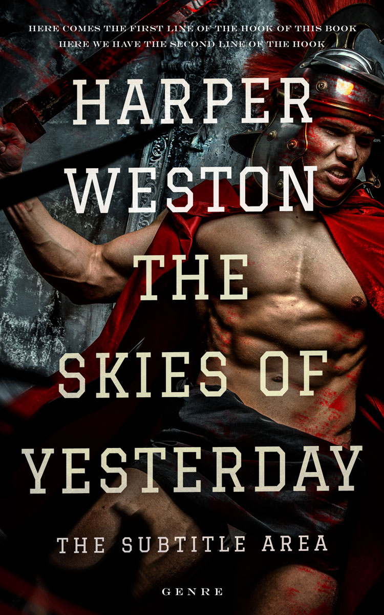 2D view of Rodeo Dust #23218 - Premade Historical Book Cover