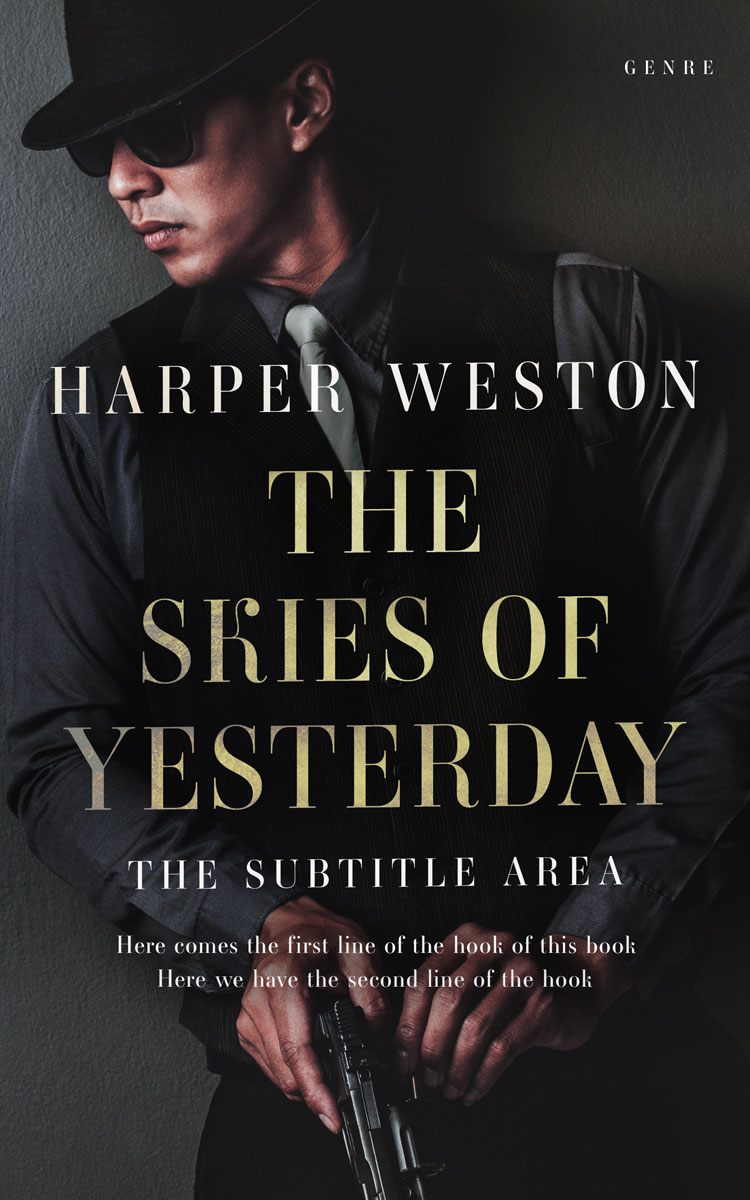 2D view of Shark #23224 - Premade Mystery & Thriller & Suspense Book Cover