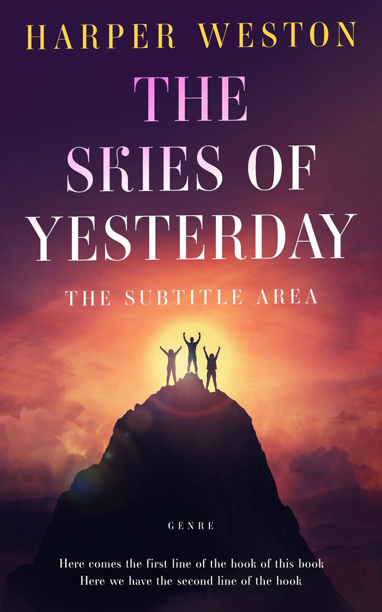 2D view of Premade Self-Improvement & Self-Help Book Cover - Copperfield