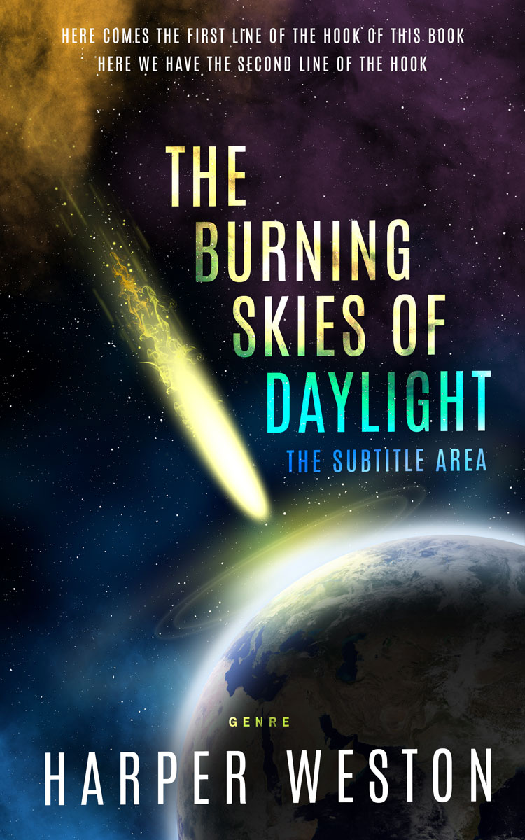 2D view of Mirage #23247 - Premade Apocalyptica Book Cover