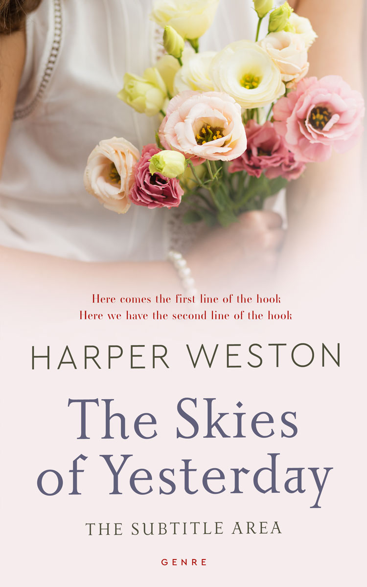 2D view of Premade Romance Book Cover - Pearl Bush