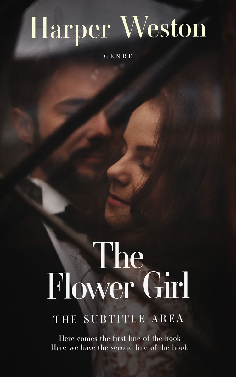 2D view of Cocoa Brown #23268 - Premade Romance Book Cover