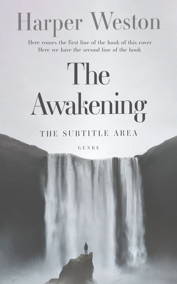 2D view of Iron #23270 - Premade Self-Improvement & Self-Help Book Cover