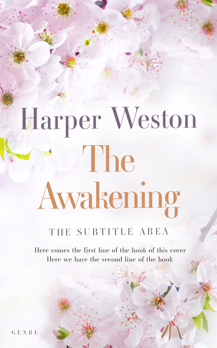 2D view of Ebb #23272 - Premade Nature Book Cover | BookCoverZone