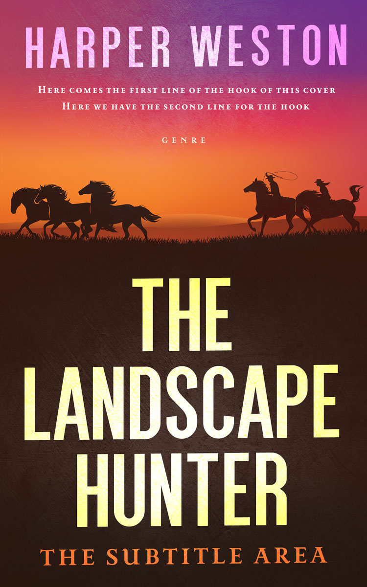 2D view of Eclipse #23281 - Premade Action & Adventure Book Cover