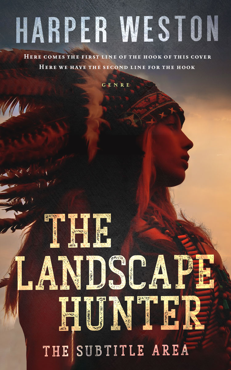 2D view of Cocoa Brown #23284 - Premade Historical Book Cover