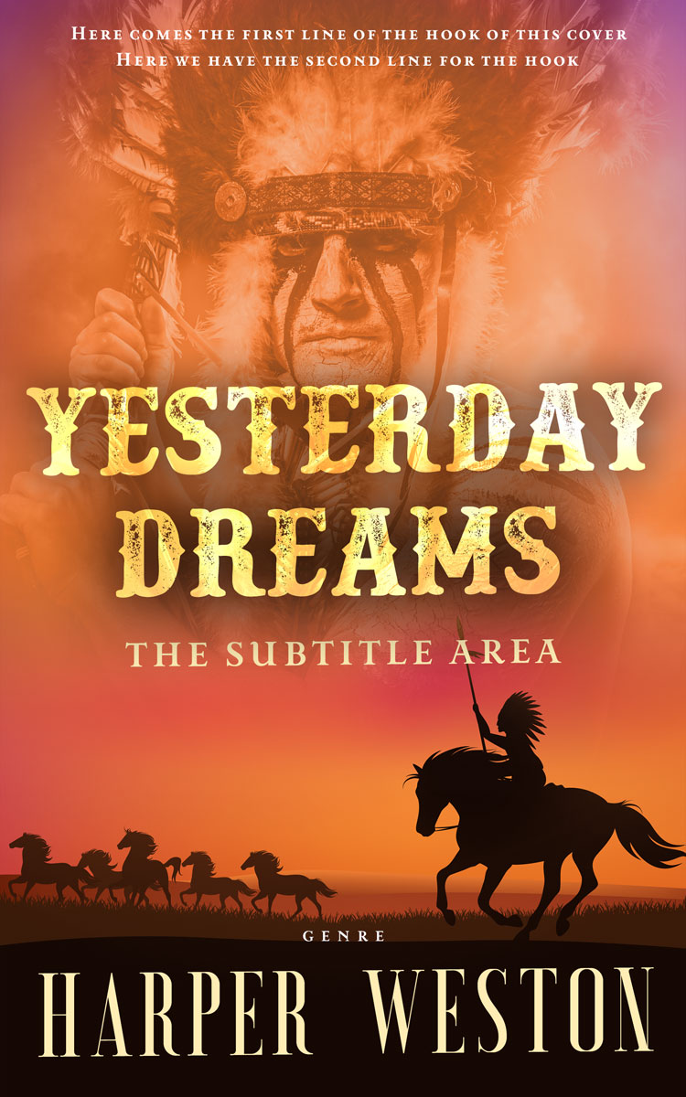 2D view of Copper #23292 - Premade Historical Book Cover