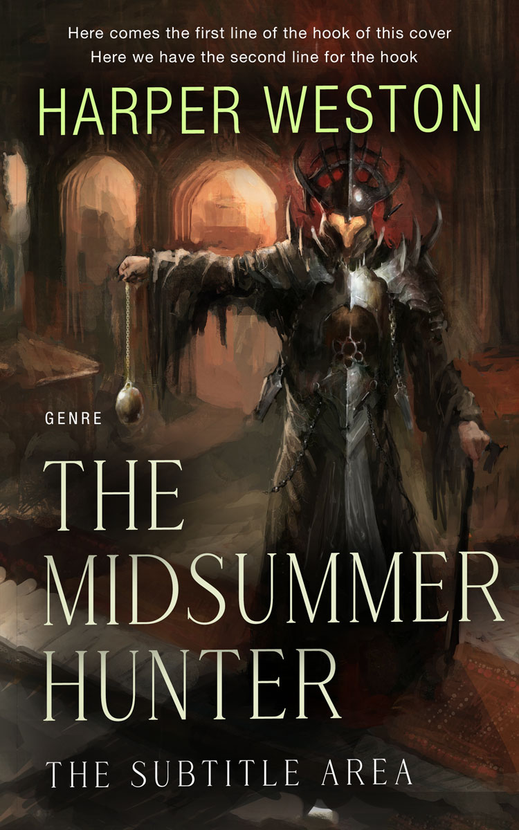 2D view of Oil #23307 - Premade Fantasy Book Cover