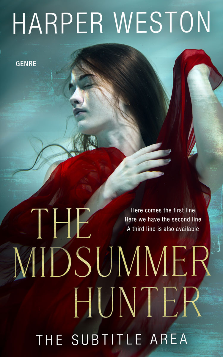 2D view of Cocoa Brown #23314 - Premade Romance Book Cover