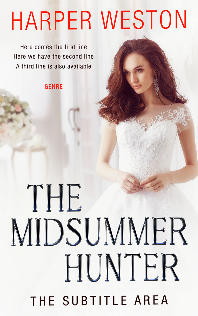 2D view of Ebb #23318 - Premade Romance Book Cover