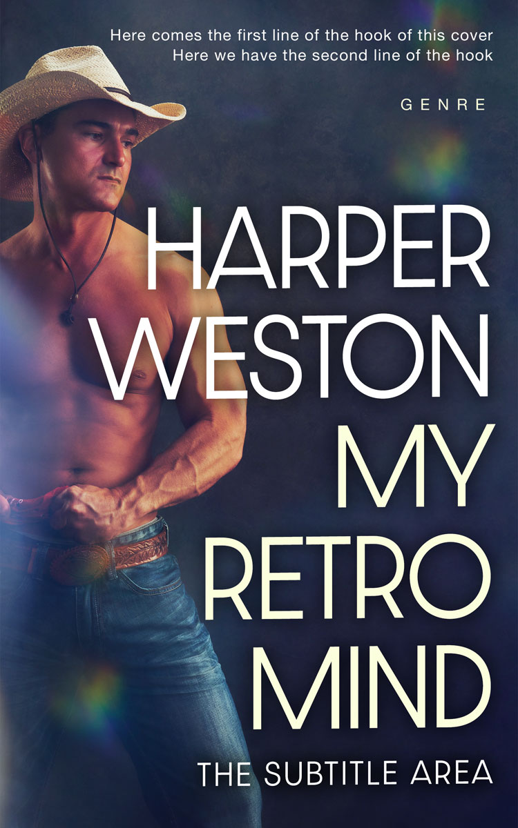 2D view of Ebony Clay #23326 - Premade Erotica Book Cover