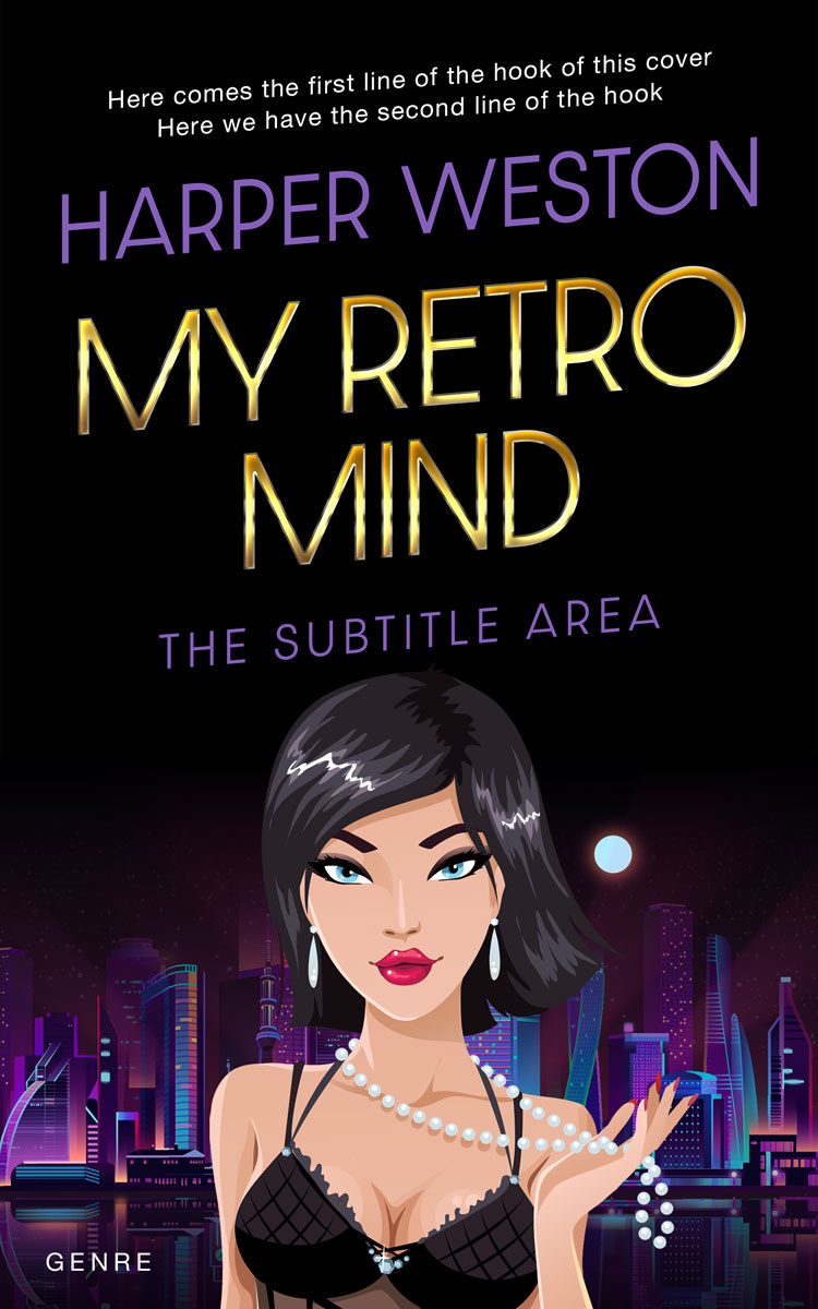 2D view of Cameo #23331 - Premade Science Fiction Book Cover