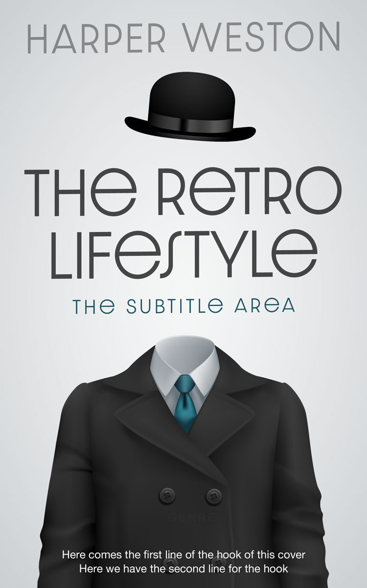 2D view of Shark #23347 - Premade Business Book Cover | BookCoverZone