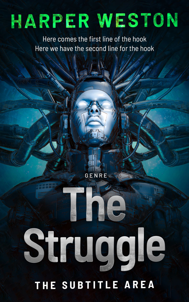 2D view of Premade Mystery & Thriller & Suspense Book Cover - Firefly