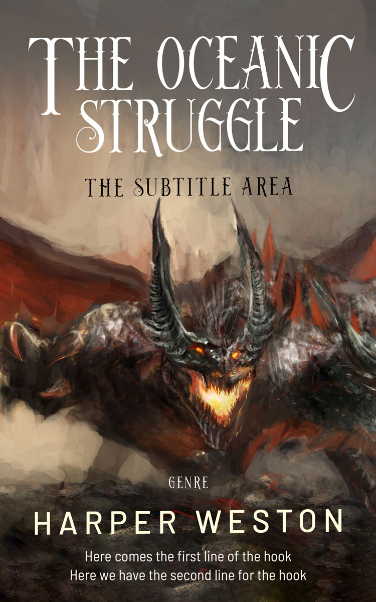 2D view of Kabul #23394 - Premade Fantasy Book Cover