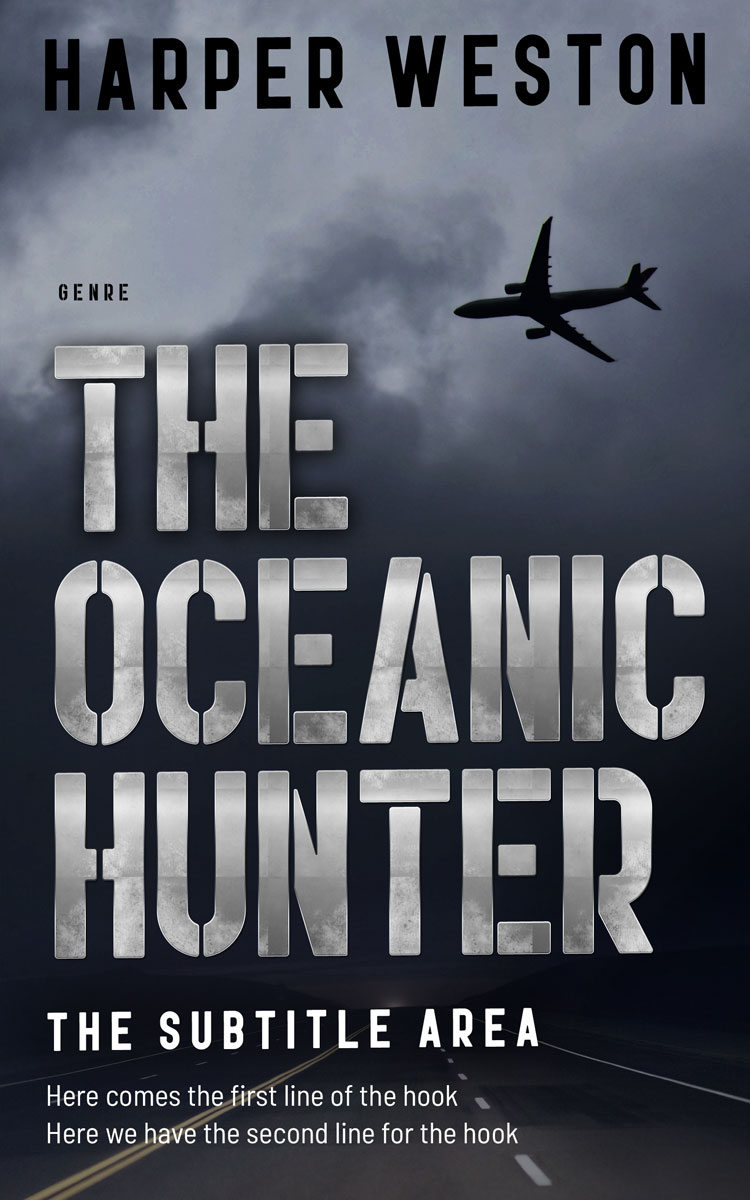 2D view of Charade #23439 - Premade Mystery & Thriller & Suspense Book Cover