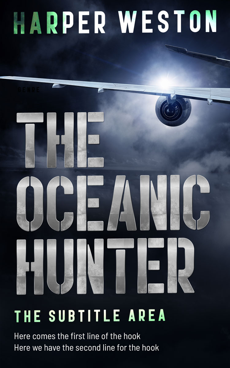 2D view of Premade Mystery & Thriller & Suspense Book Cover - Silver Sand