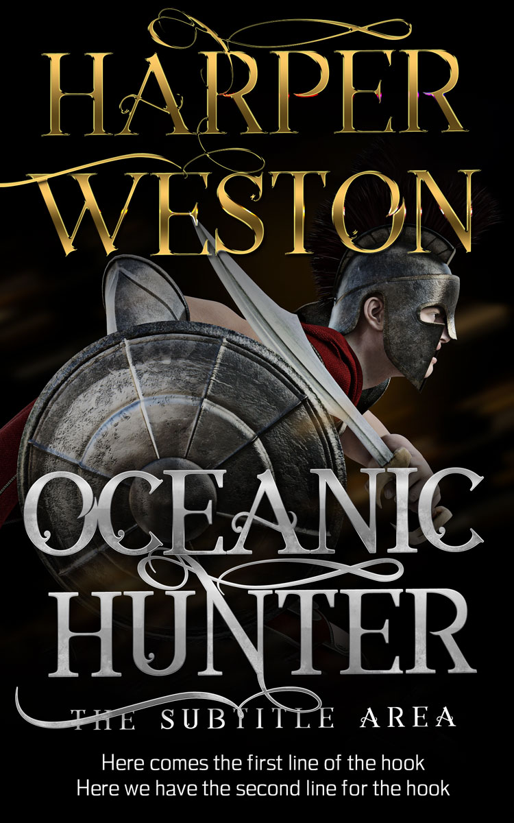 2D view of Taupe Gray #23464 - Premade Historical Book Cover