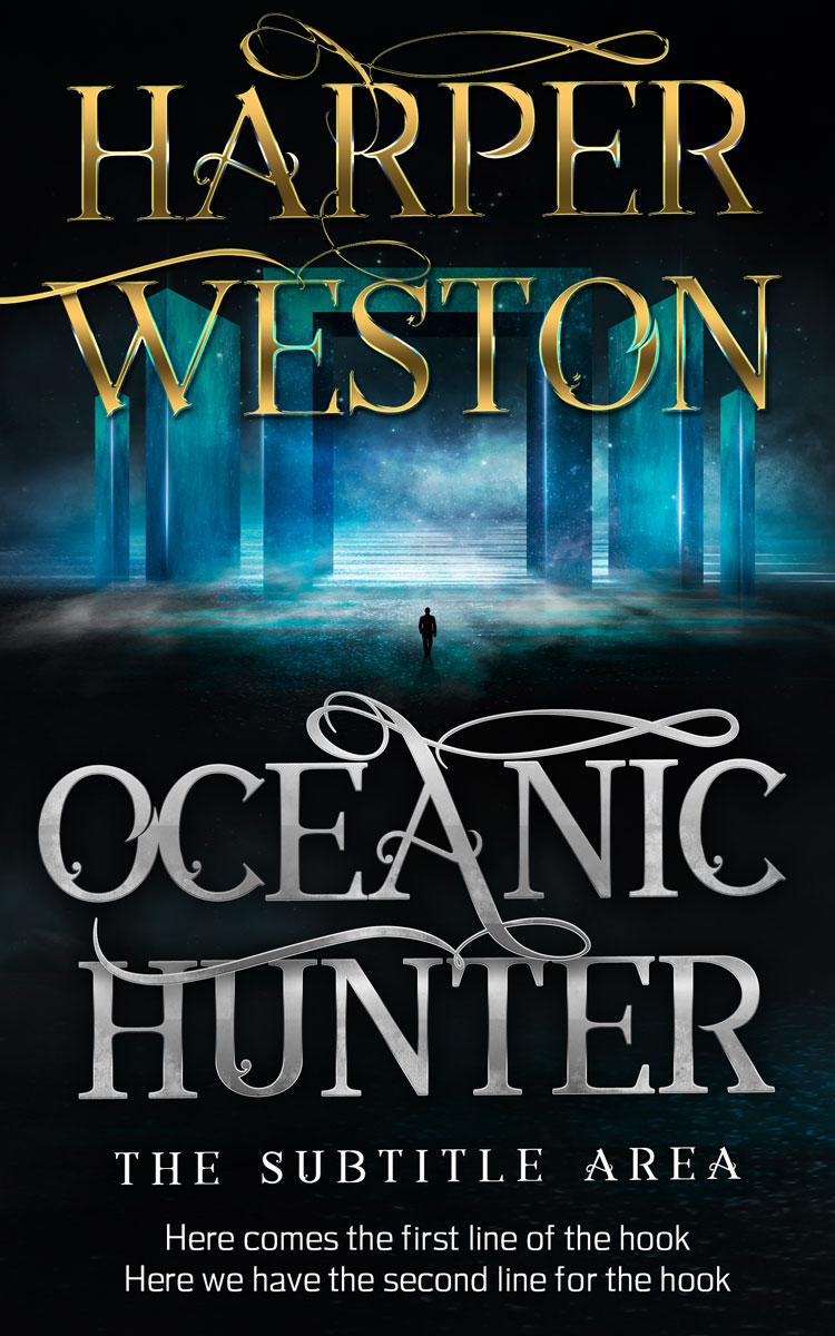 2D view of Eagle #23466 - Premade Science Fiction Book Cover