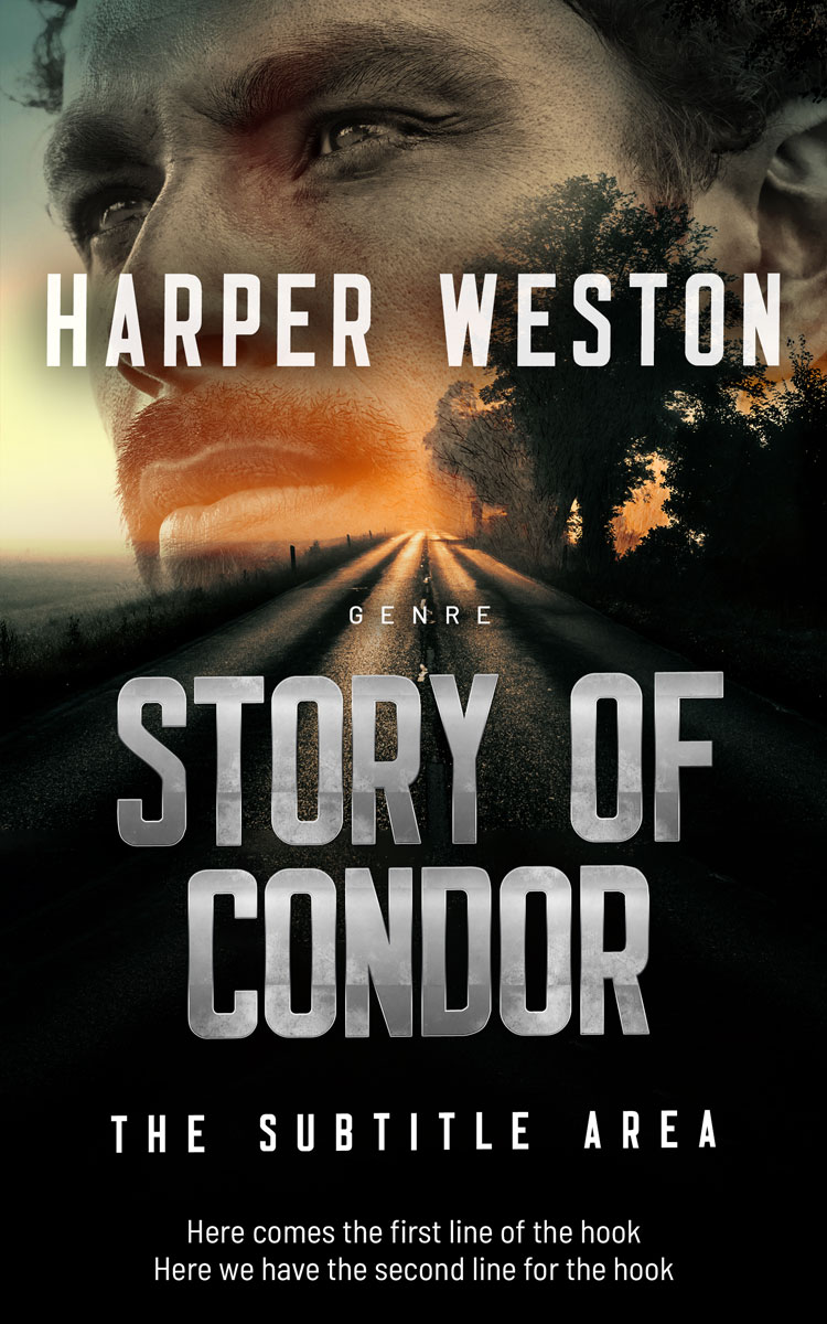 2D view of Premade Mystery & Thriller & Suspense Book Cover - Indian Khaki